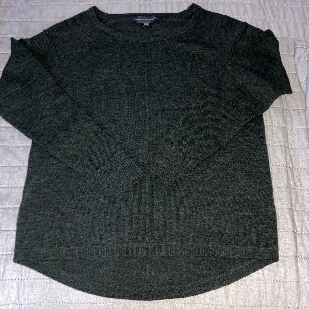 #110. 🆕 NWOT - French Connection - Crewneck Dark Green Women's Sweater